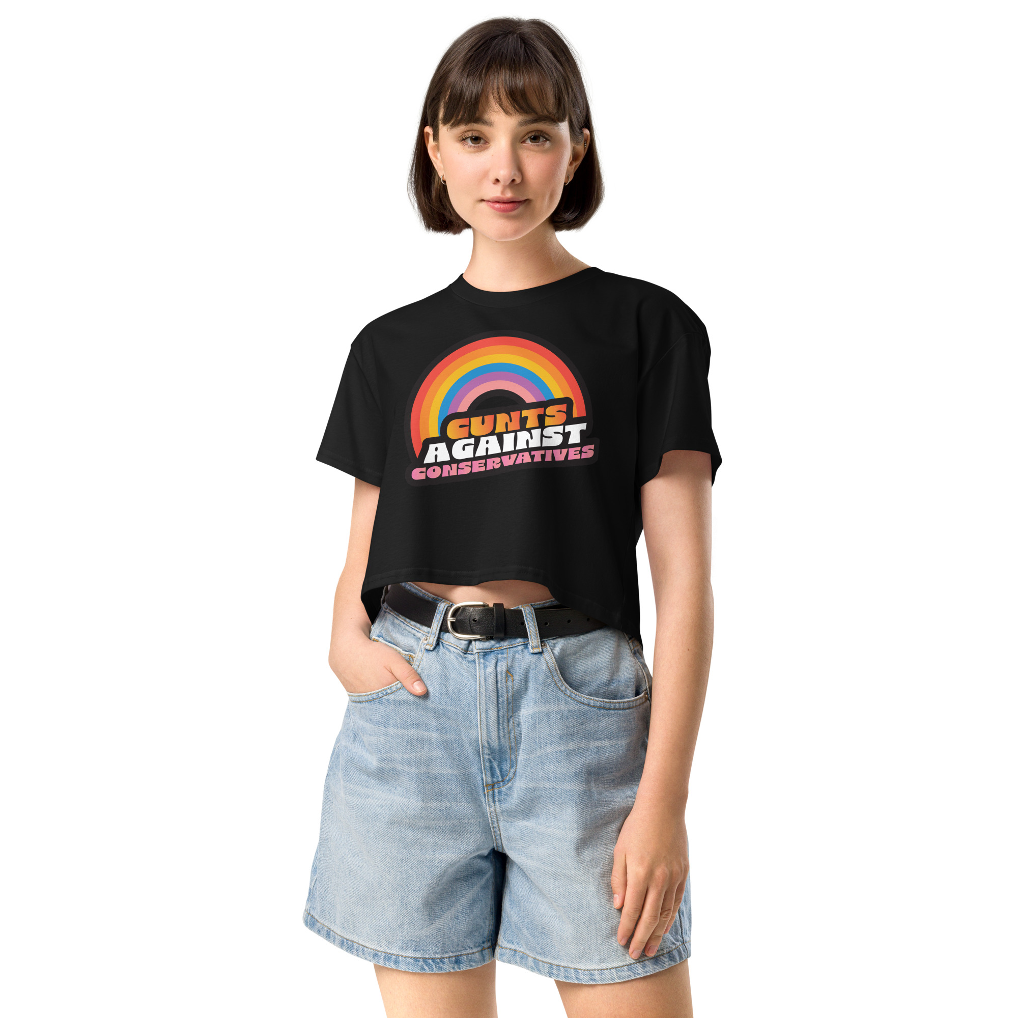 Cunts Against Conservatives Crop Top - Image 5