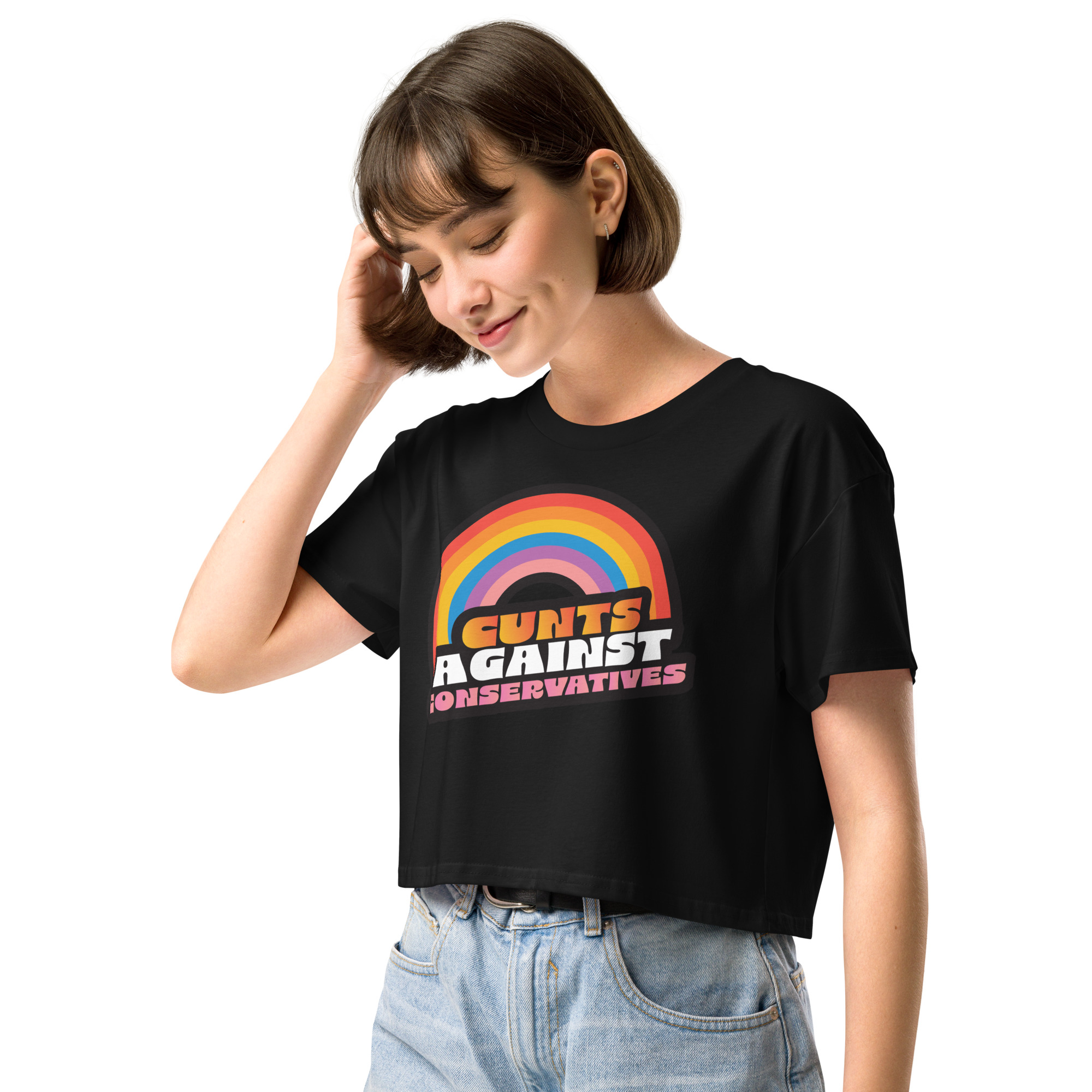 Cunts Against Conservatives Crop Top - Image 6